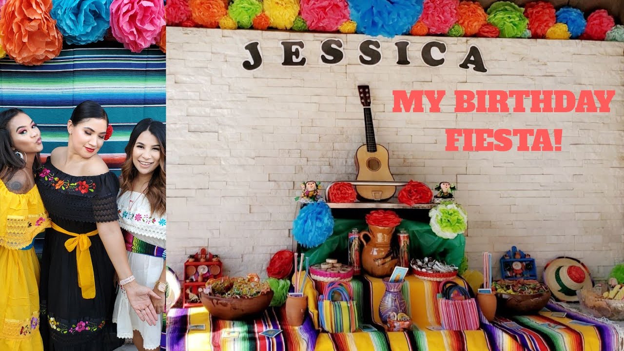Best Mexican Theme Birthday Party| Mexican Fiesta | GlammyJ Vlogs