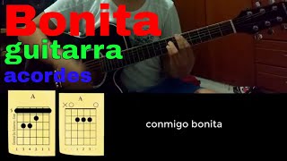 Bonita Cabas en guitarra cover (acordes)/como tocar