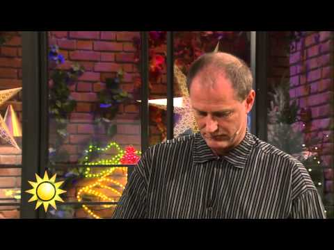 Jim Karlsson från Trelleborg skrapar Triss - Nyhetsmorgon (TV4)