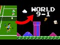 Access Glitch Worlds In Super Mario Bros Via NES Tennis