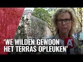 Overkapping bij restaurant moet weg