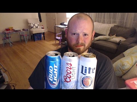 Bud Light vs Coors Light vs Miller Lite ~ TheWineStalker.net