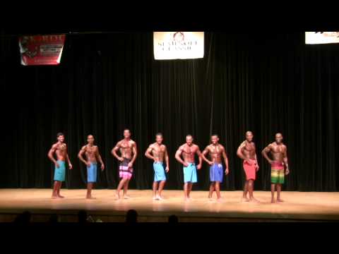 2012 NPC Seminole Classic Bodybuilding Championship. Men's Physique Tall Comparison Round