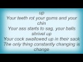Lou Reed - Change Lyrics