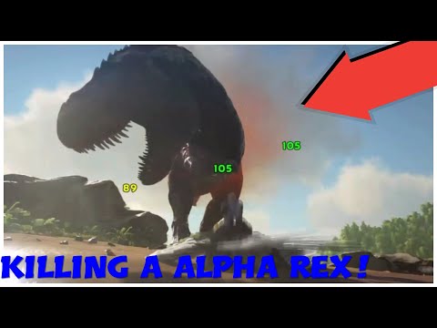 Return To Carno Island And Killing A Alpha Rex  Ark: Survival Evolved Series
