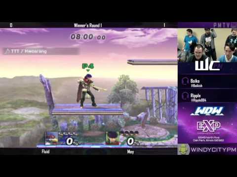 WDW 10/07/15 - Fluid (Fox/Falco) vs Moy (Ike) - Winner's Round 1