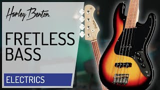 Video thumbnail for Harley Benton - JB-75 FL - Fretless Bass by Harley Benton
