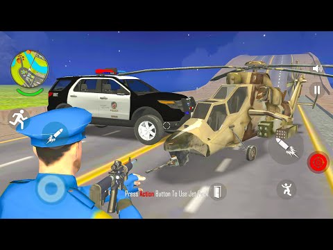 Police Officer Driving SUVs and Helicopters Open World Flight Simulator - Android Gameplay.
