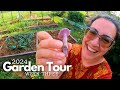 2024 Greenhouse & Garden Tour Week 3:  PULLING OUT Tomatoes & Harvesting PURPLE Mushrooms!