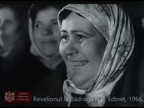 Revelionul la Bădragii Noi, Edineț, 1966.
