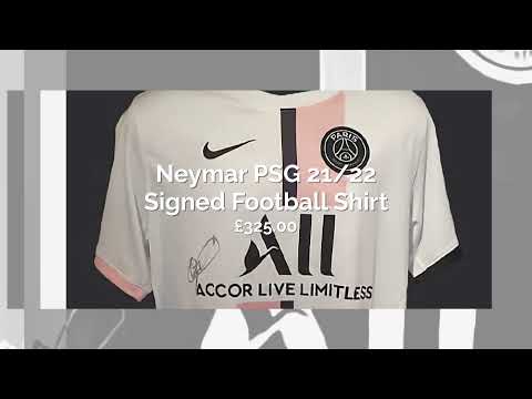 HTC Memorabilia - Neymar PSG 21/22 Signed Football Shirt
