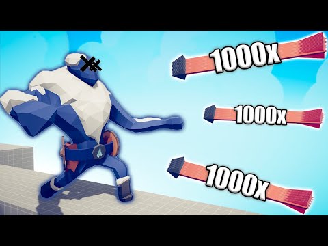 ICE GIANT vs 1000x OVERPOWERED UNITS - TABS | Totally Accurate Battle Simulator 2023