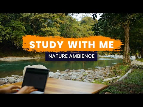 Study with Me 2 Hours | Nature Sounds | Pomodoro Timer