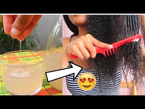 How to Make Flaxseed Hair Gel with only COLD WATER ! Video