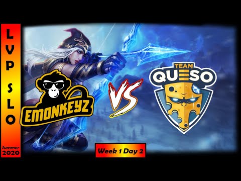 eMonkeyz vs Team Queso Highlights | SuperLiga Orange Summer 2020 | Week 1 Day 2