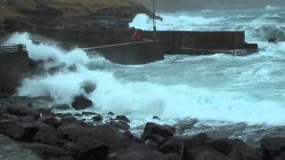 Droymdi mær ein dreym. Video from  Stormy: Kvívík, Faroe Islands 180112.m4v