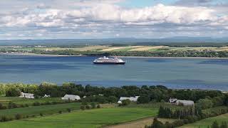 25-08-26 Silver Shadow and Volendam Cruise ship in Quebec City, Île d'Orléans Drone Mavic 3 Pro 4K