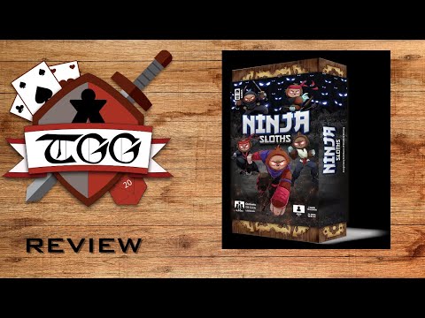 Ninja Sloths Board Game Review