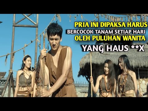 TERDAMPAR DI PULAU YANG PENDUDUKNYA WANITA SEMUA ❗alur cerita film❗❗