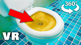 360 VR FLUSHED DOWN THE TOILET Mp4 3GP & Mp3