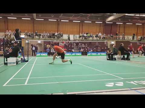 WDM FINALE HE 2018- letzter Ballwechsel zum Titelgewinn:  Kai Waldenberger - Lennart Konder