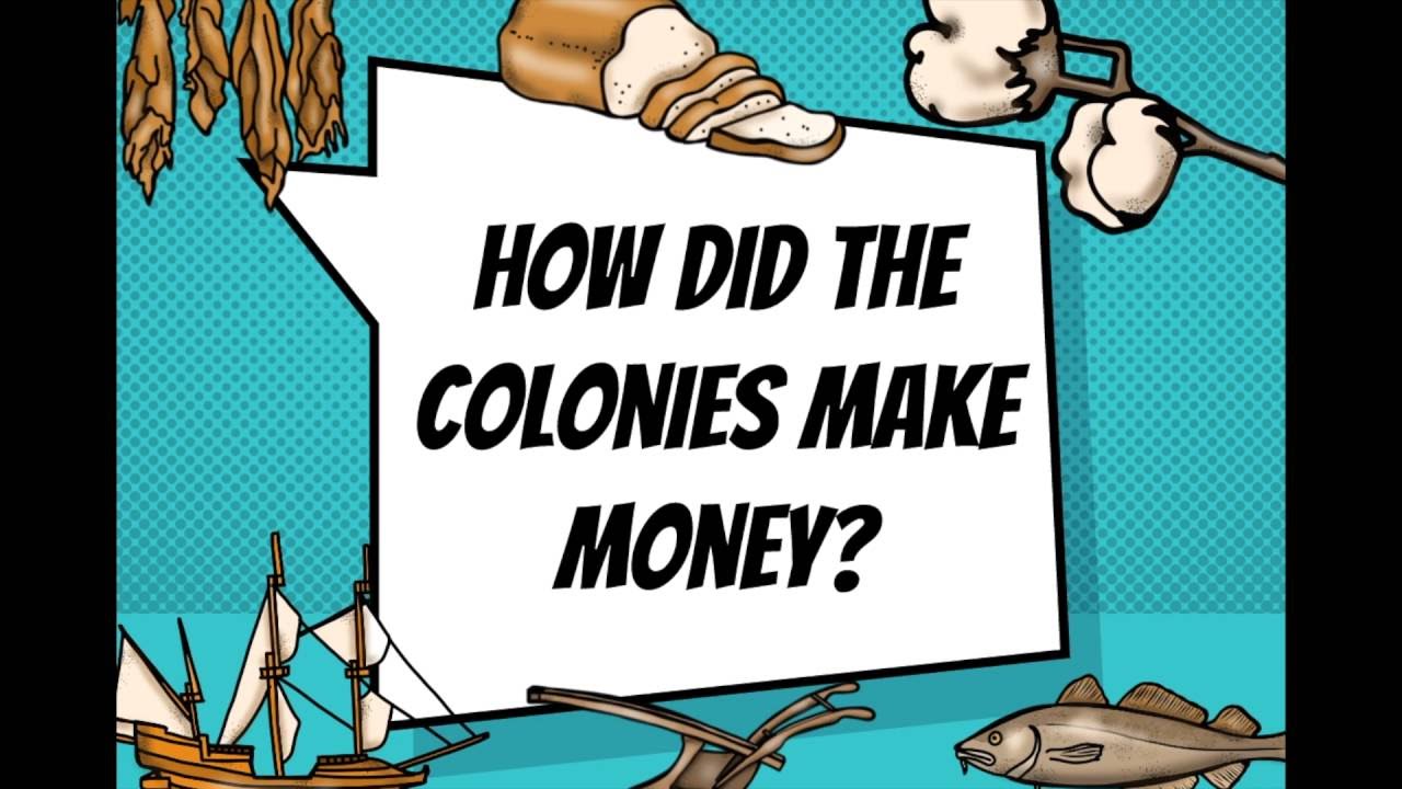 How did the New England colonies develop their economy?