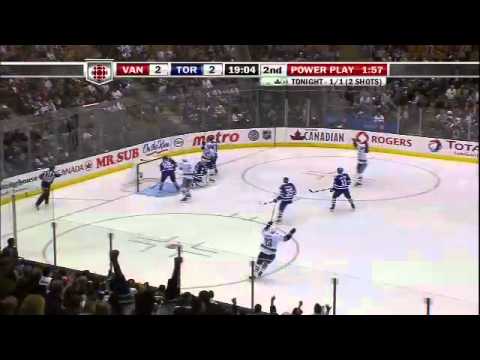 Vancouver Canucks @ Toronto Maple Leafs Highlights 11/13/10