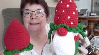Crochet Strawberry Gnome