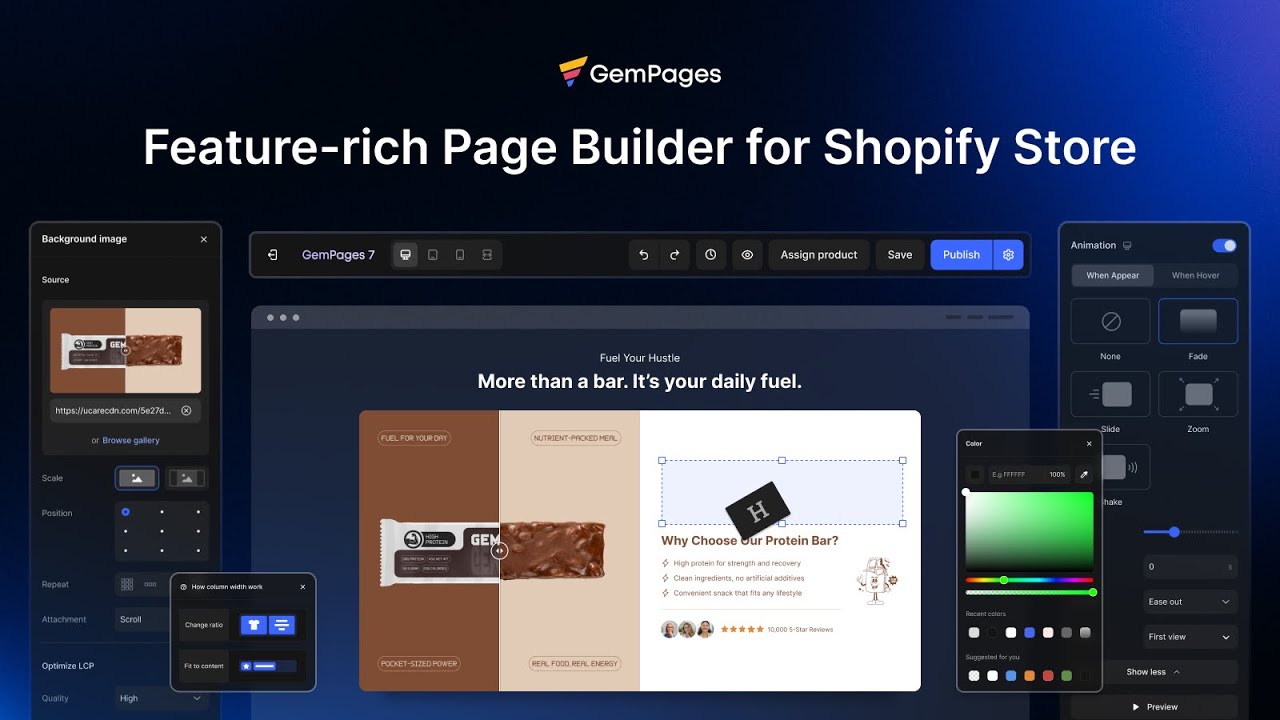 GemPages Landing Page Builder Demo