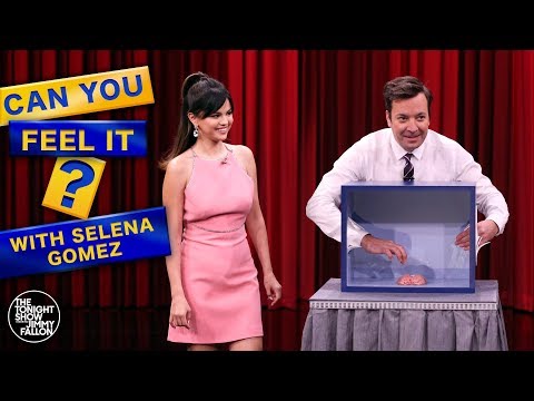 【ザ・トゥナイト・ショー】セレーナ・ゴメスと挑戦！「触ってわかるかな？」　（Can You Feel It? with Selena Gomez）