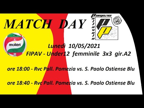 U12F  3x3  100521 - RVC Pallavolo Pomezia  vs.  San Paolo Ostiense blu