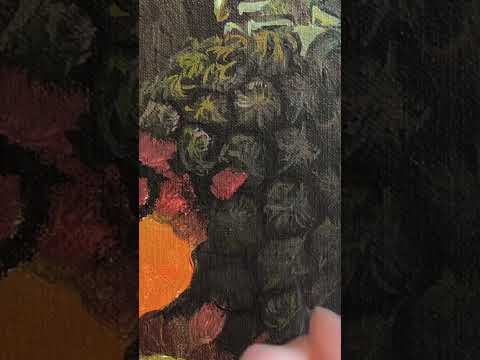 Painting a Pineapple Like an Old Master 🍍 | 30s Timelapse