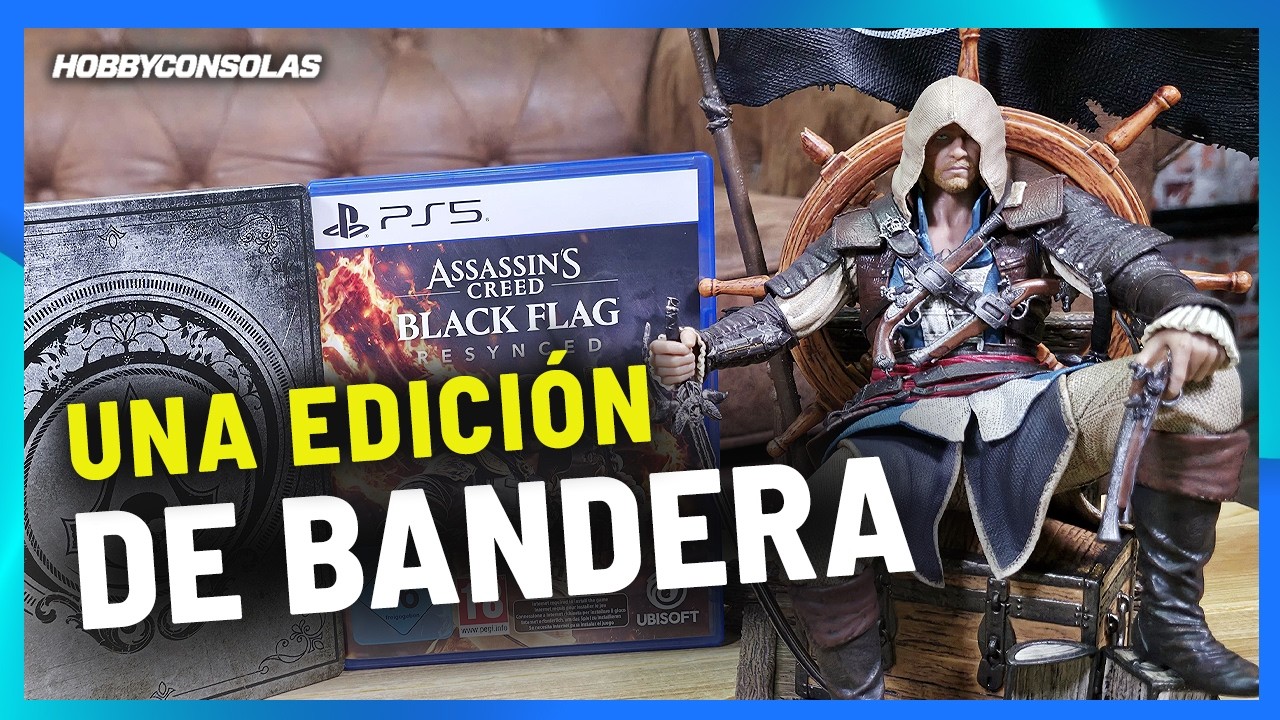 UNBOXING de Assassin's Creed Black Flag Resynced Edición Coleccionista. Buen cofre del tesoro
