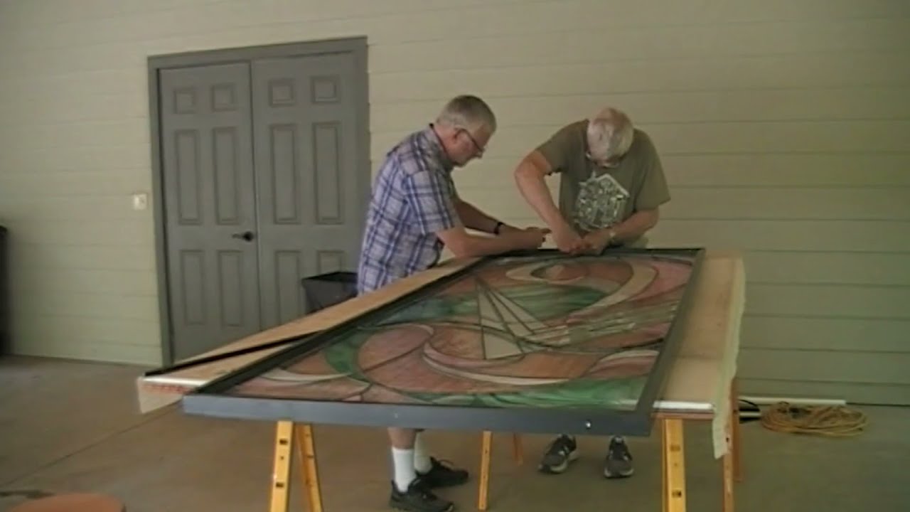 Adapt a Stained Glass Panel to a Front Door