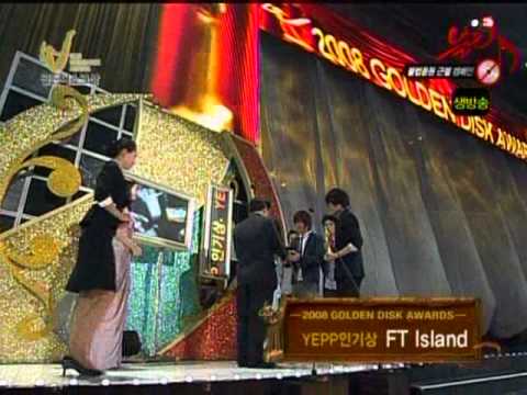 081210 Golden Disk Award FT Island YEPP Popularity Award