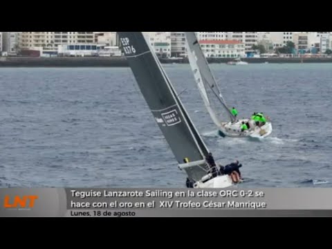 Teguise Lanzarote Sailing, oro en el  XIV Trofeo César Manrique