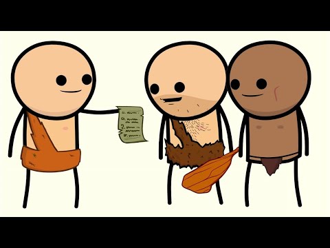 Wie die Grammatik entstanden ist - Cyanide & Happiness (German/Deutsch)