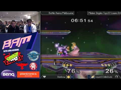Bam 7 Melee Singles Losers R4 - Liquid|Chillendude vs Rainbow