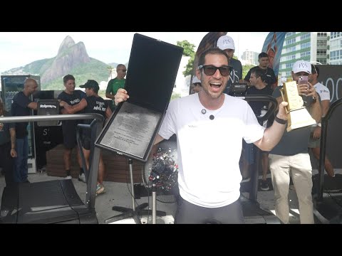 Video Thumbnail: Brazilian sets world record: 188 km in 24 hours on a treadmill | AFP