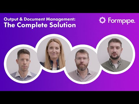 Formpipe's Complete Output & Document Management Solution