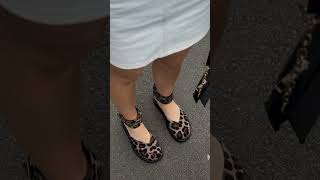 Video Босоножки женские из кожи пони с леопардовым принтом 8516-11/36