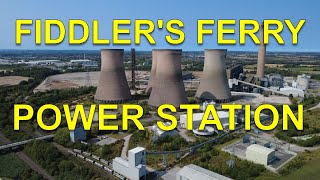 Fiddler's Ferry Power Station with its mighty towers that now stand quiet.