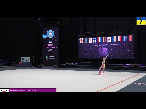 Sofia Turyashvili Junior Ribbon Final 23,750 6th - Dalia Kutkaite Cup 2024, Vilnius