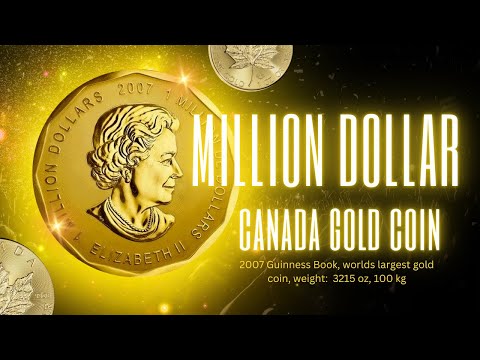 Canada's $1 MILLION DOLLAR Gold Coin  100 kg of Pure .99999 Gold! #mapleleafnumismatics