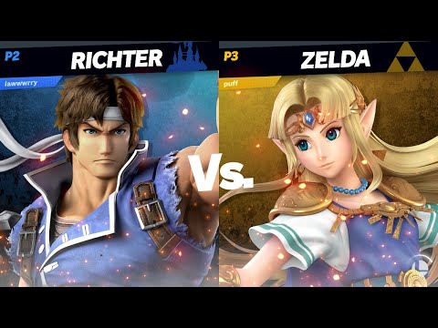 Lawwwrry (Richter) vs Jonut (Zelda) - Smash Ultimate Friendlies