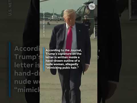 Trump sues Wall Street Journal for $10B over Epstein birthday letter report Shorts