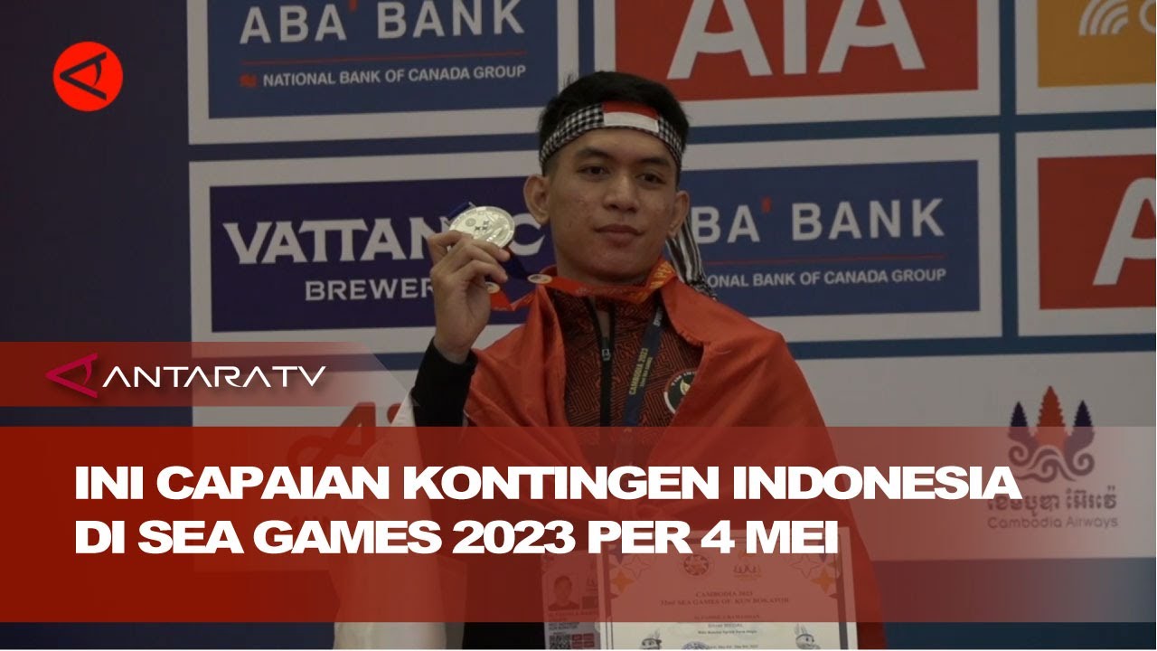 Ini capaian kontingen Indonesia di SEA Games 2023 per 4 Mei