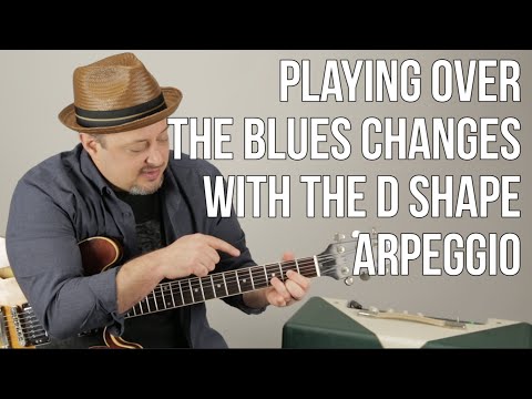 Using Arpeggios For Playing Over Blues Changes - Blues Guitar Lessons - Solo