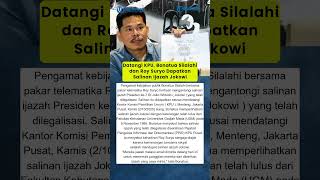 Download lagu Datangi KPU, Bonatua Silalahi dan Roy Suryo Dapatkan Salinan Ijazah Jokowi mp3