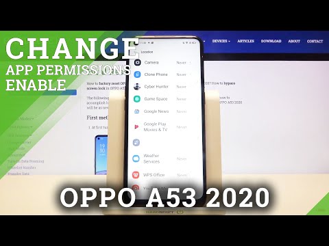 How to Manage App Permission in OPPO A53 2020 – Find Apps Permissions Settings